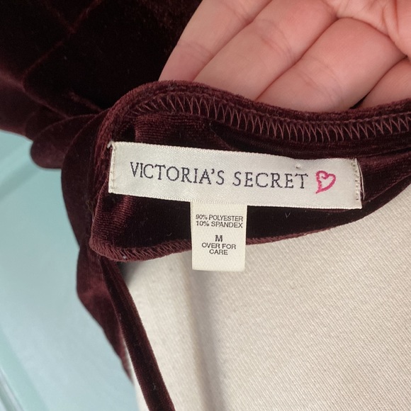 RARE VINTAGE VICTORIA’S SECRET deep chocolate brown velvet skater twirl dress - Picture 10 of 13